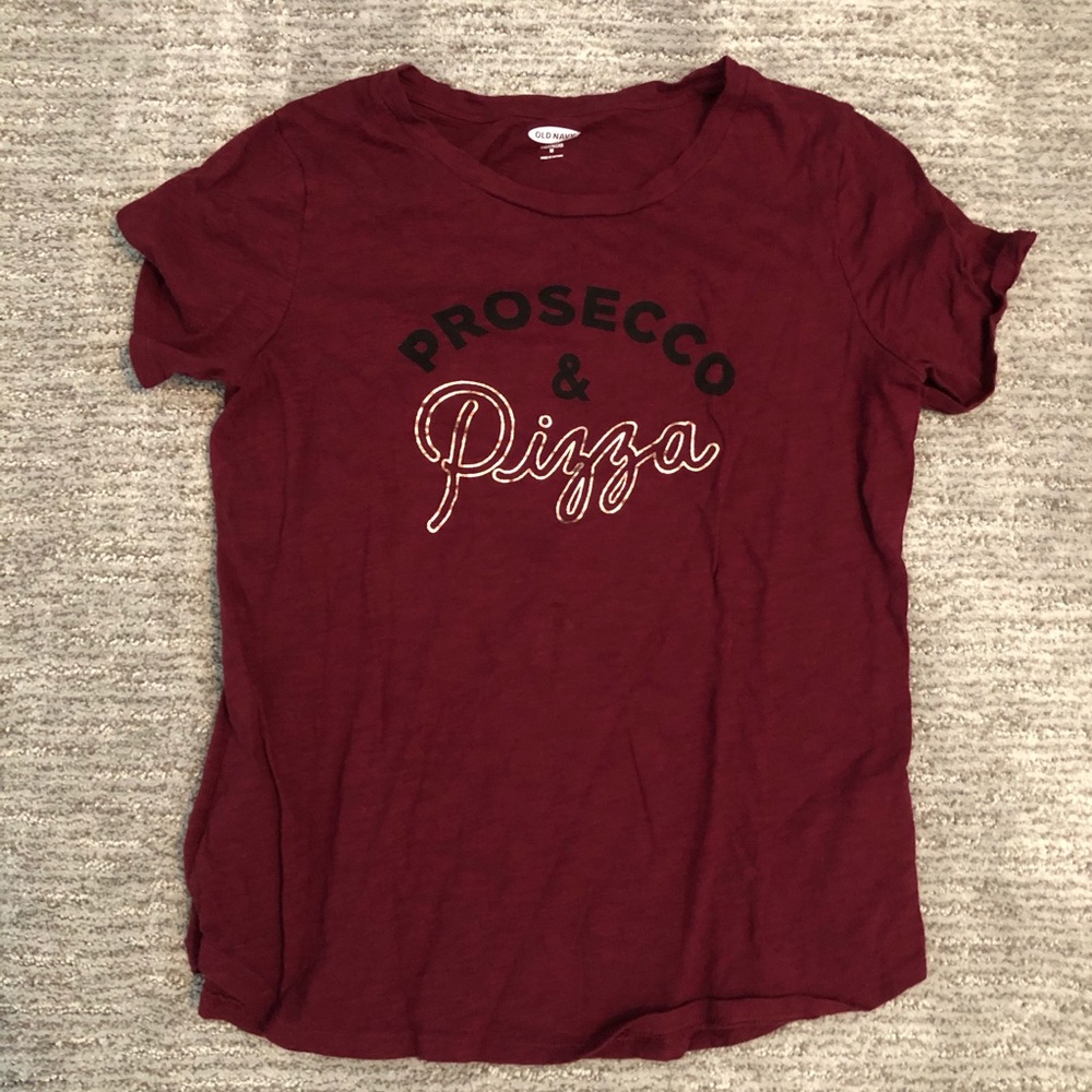 Old Navy Prosecco & Pizza Tee